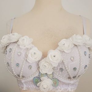White Wedding Bra 36C